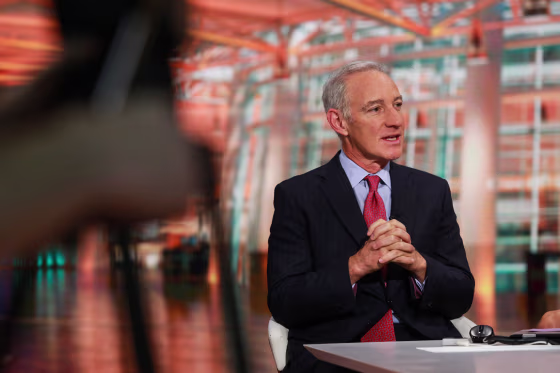 Greg Maffei, chief executive officer of Liberty Media, speaks during an interview in New York in 2015.
