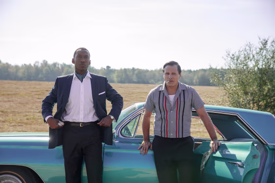 Viggo Mortensen and Mahershala Ali in \"Green Book.\"