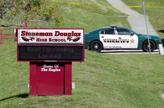 Image: Marjory Stoneman Douglas High School in Parkland