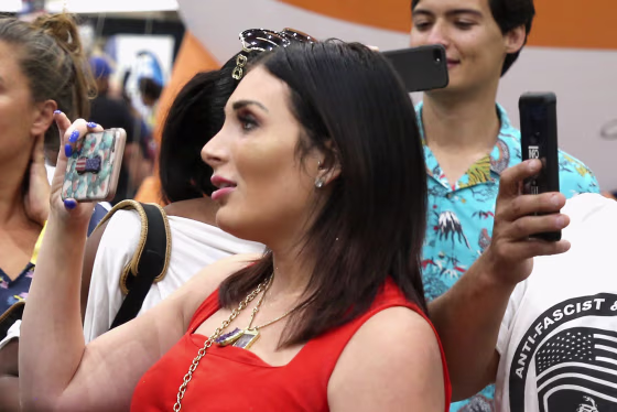 Laura Loomer at Politicon in Los Angeles on Oct. 20, 2018.