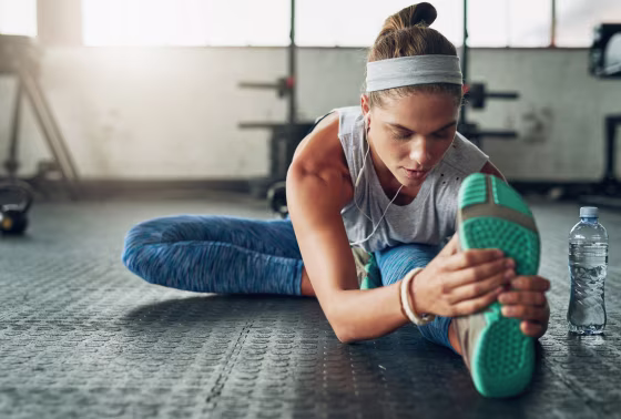 Turn your post-workout stretch routine into a meditation by simply focusing on your breathing while stretching.