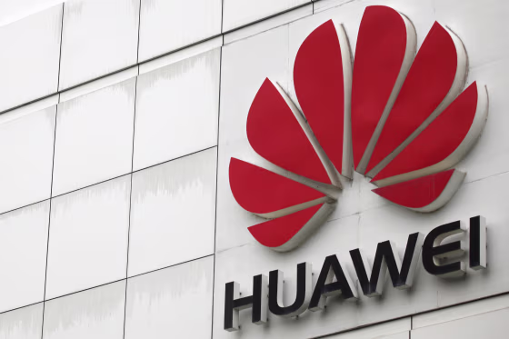 Image: The logo of the Huawei Technologies Co. Ltd. is seen outside its headquarters in Shenzhen, Guangdong province