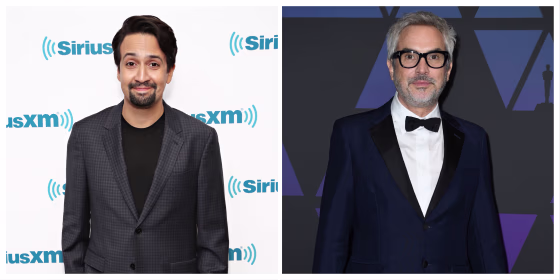 Lin Manuel Miranda (left) and Alfonso Cuaron (right).