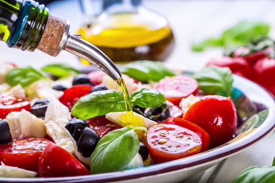 Image: Caprese. Caprese salad. Italian salad. Mediterranean salad. Italian cuisine.
