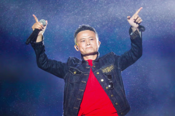 Image: Jack Ma, Alibaba Group founder and executive chairman, during the Computing Conference 2017 in Hangzhou