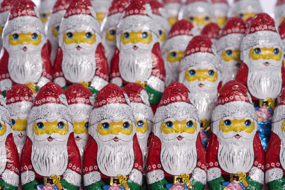 Chocolate Santas