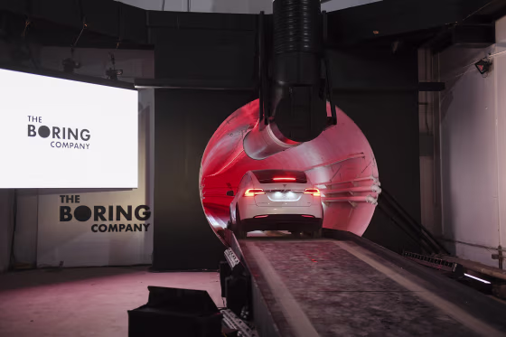 Image: Boring Company Tunnel in Hawthorne, California