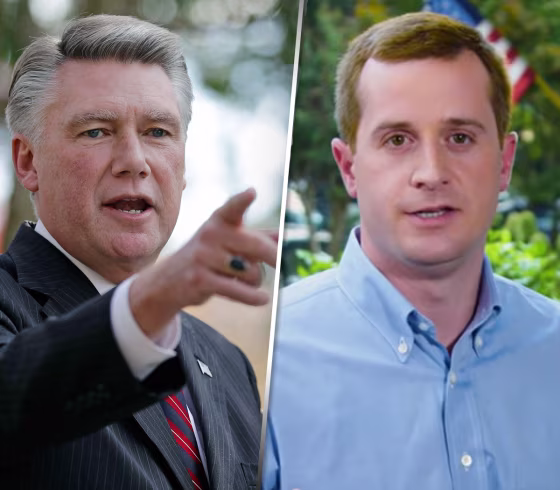 Republican Mark Harris, left, and Democrat Dan McCready