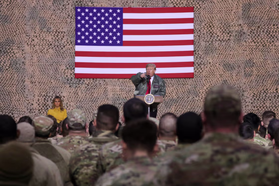 Image: Donald Trump Iraq visit