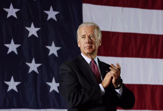 Image: Vice President Joe Biden at a campaign event in New Jersey on Oct. 19, 2009.