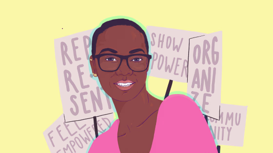 Illustration of Tiffany Loftin.