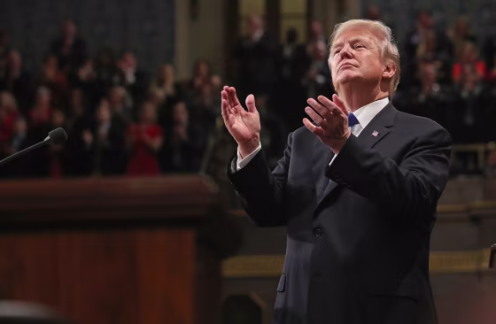Image: TOPSHOT-US-POLITICS-TRUMP-SOTU
