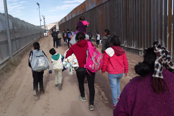 Image: U.S. Customs And Border Patrol Agents Patrol Border In El Paso, TX