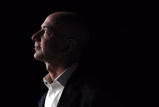 Image: Jeff Bezos, chief executive officer of Amazon, at a news conference in California on Sept. 6, 2012.
