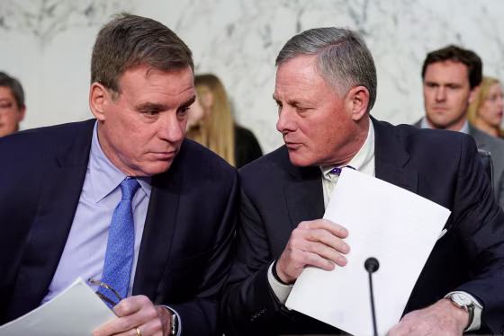 Image: Richard Burr Mark Warner