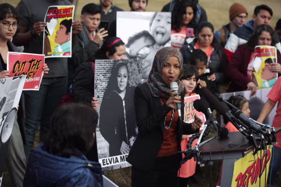 Image: Democratic Lawmakers Call For Cutting Funding For President Trump's Deportation Force
