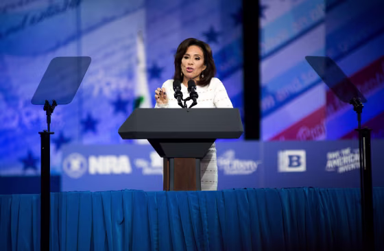 Image: Jeanine Pirro speaks during the Conservative Political Action Conference in Maryland on Feb. 23, 2017.