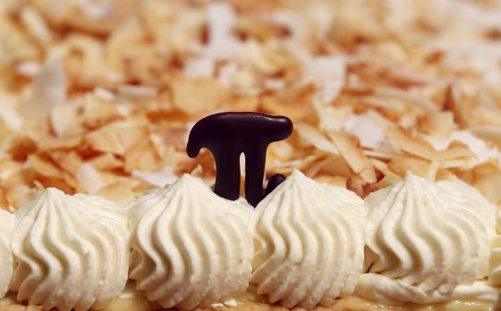 Image: To celebrate Pi day (the math constant and March 14 or 3-14), Wanda's Pie in the Sky, owned by Wanda