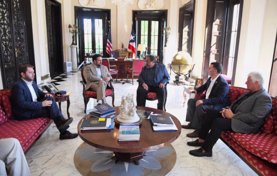 Image: Puerto Rican Governor Ricardo Rossello meets with the U.S. House Natural Resources Committee.