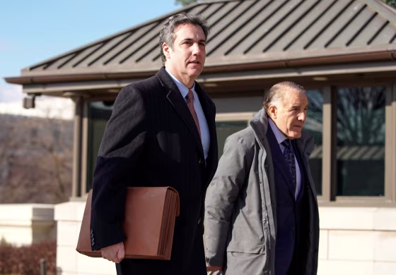 Image: Michael Cohen, the former personal attorney of U.S. President Donald Trump, arrives to testify to the House Intelligence Committee on Capitol Hill in Washington