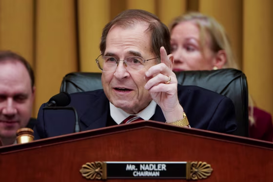 Image: Chairman of the House Judiciary Committee Jerrold Nadler (D-NY) speaks during a mark up hearing on Capitol Hill in Washington