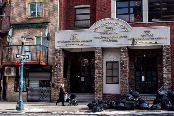 Image: The Yeshiva Kehilath Yakov School, where a measles outbreak infected more than 20 people.