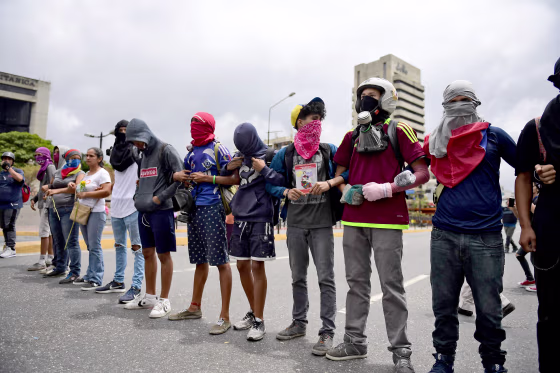 Image: VENEZUELA-CRISIS-OPPOSITION-DEMO