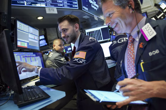 Image: Markets Rally To Record Highs