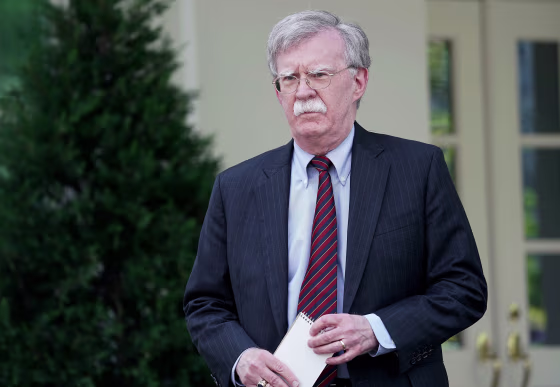 Image: National Security Advisor John Bolton Holds Briefing At The White House