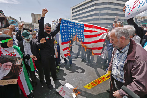 Image: IRAN-US-CONFLICT-DEMO