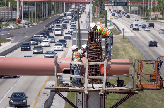 Image: Lawmakers Hit Roadblock As They Consider National Infrastructure Bill