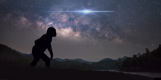 Image: Supernovas might have driven humans to walk upright