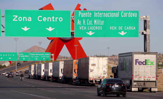 Image: MEXICO-US-BORDER-TRADE