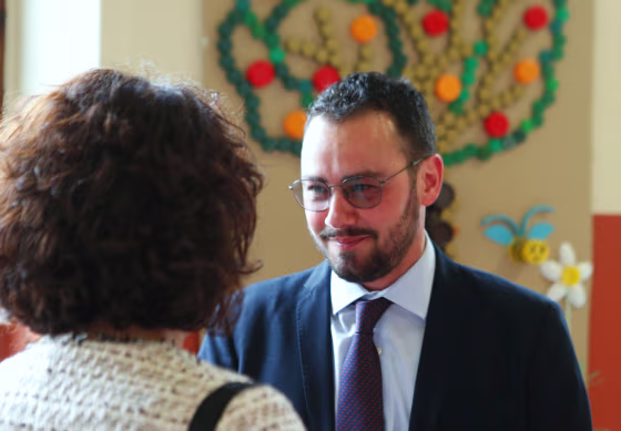 Image: Transgender Gianmarco Negri is elected Mayor of Tromello, Northern Italy