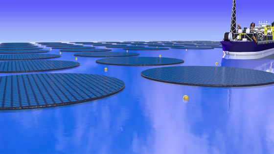 Image: type of solar methanol island facility