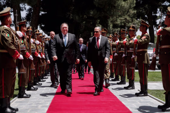 Image: U.S. Secretary of State Mike Pompeo visits Afghanistan
