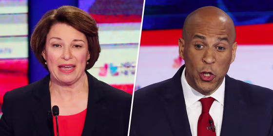 Image: Amy Klobuchar, Cory Booker