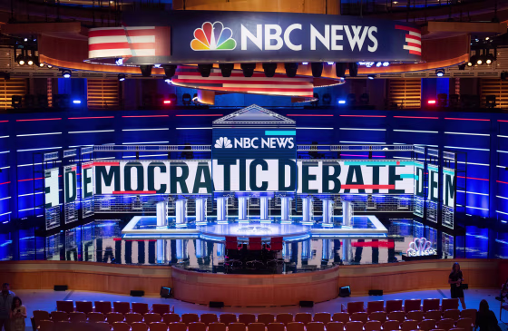 Image: Democratic primary debate
