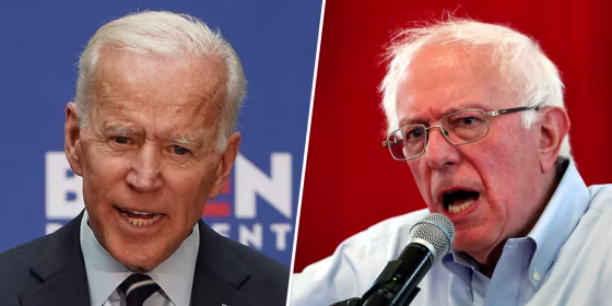 Image: Joe Biden, Bernie Sanders