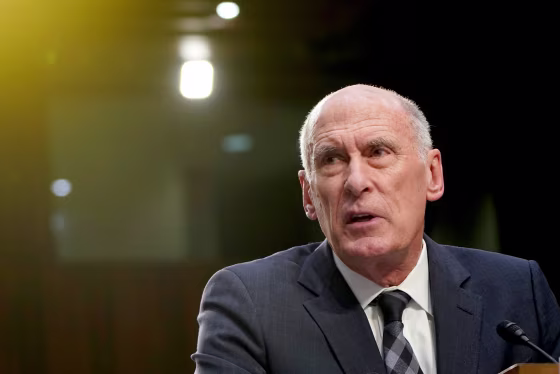 Image: Director of National Intelligence Dan Coats testifies before the Senate Intelligence Committee on Capitol Hill on Jan. 29, 2019.