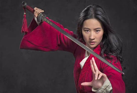 Image: Yifei Liu stars in the new live action Mulan film by Disney