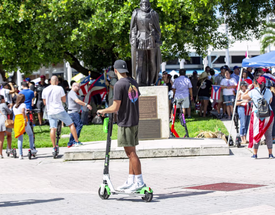 Image: Miami scooters