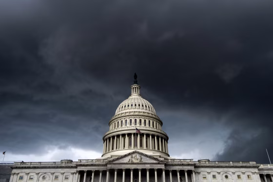 Image: A thunderstorm passes over the Capitol on July 11, 2019.