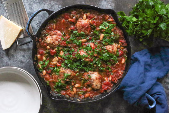 Image: Chicken dish recipe, skillet