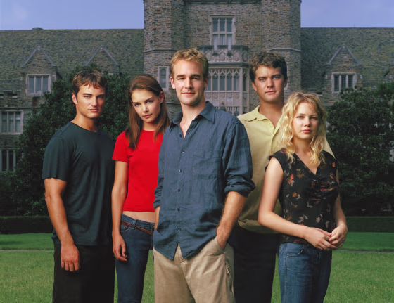 DAWSON'S CREEK, Kerr Smith, Katie Holmes, James Van Der Beek, Joshua Jackson, Michelle Williams, (Se