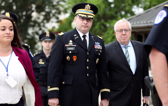 Image: NSC Director for European Affairs Vindman arrives at House impeachment inquiry on Capitol Hill in Washington