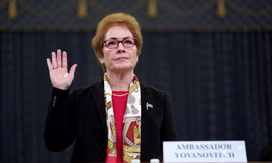 Image: Marie Yovanovitch sworn in