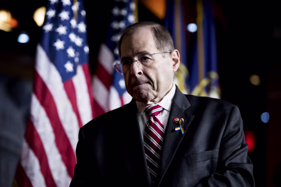 Image: House Judiciary Committee Chairman Jerrold Nadler, D-N.Y., walks offstage after a press conference on June 11, 2019.