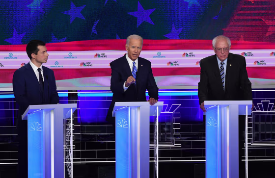Image: Democratic debate