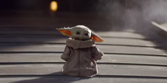 The Child in "The Mandalorian."